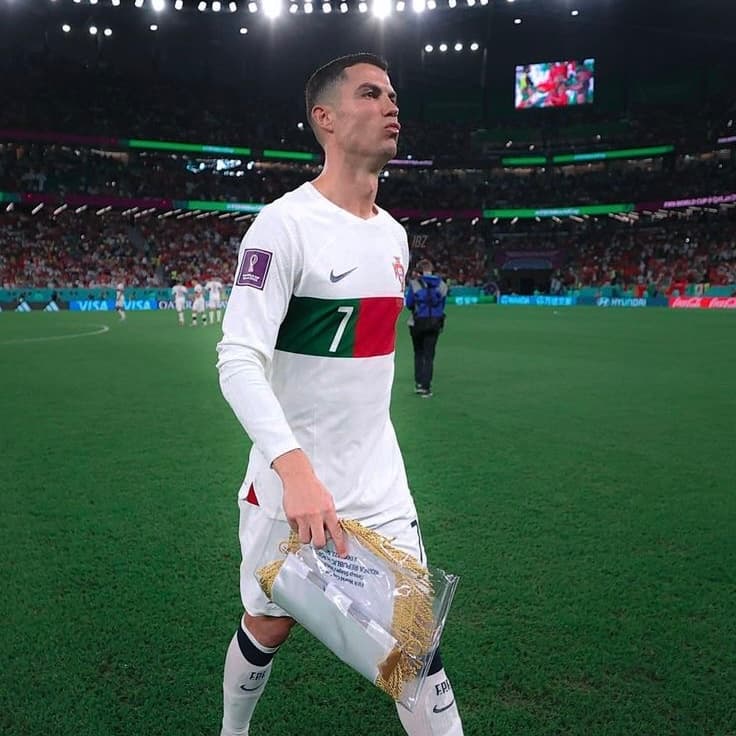 رونالدو در لباس سفید تیم ملی پرتغال
