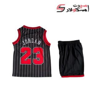 لباس بسکتبال بچه گانه شیکاگو بولز 2025 (مشکی)